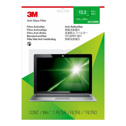 3M AG133W9B Filtre de protection anti-reflets pour 13.3pcs