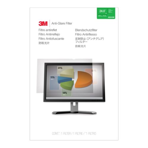 3M AG24.0W Filtre de protection anti-reflets pour 24pcs