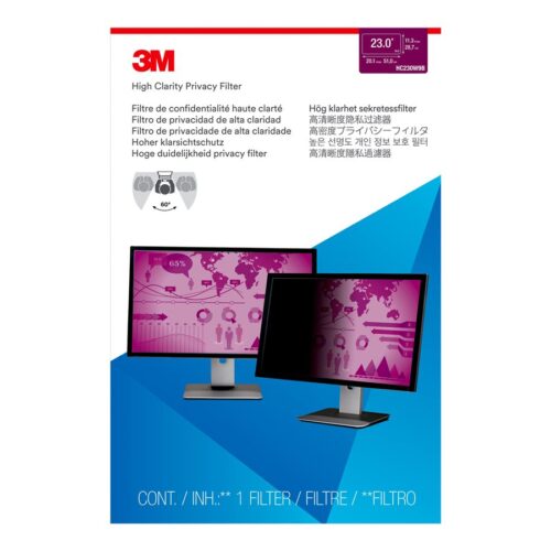 3M HC230W9B pour ordinateur fixe de 23pcs