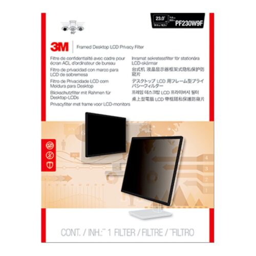 3M PF230W9F Framed Privacy Filter for 23p Widescreen Monitor