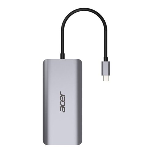 ACER 12-IN-1 TYPE-C DONGLE 2xUSB3.2 2xUSB2.0 2xHDMI DisplayPort Type C PowerDelivery SD Card reader TF Card reader 1000M Ethernet