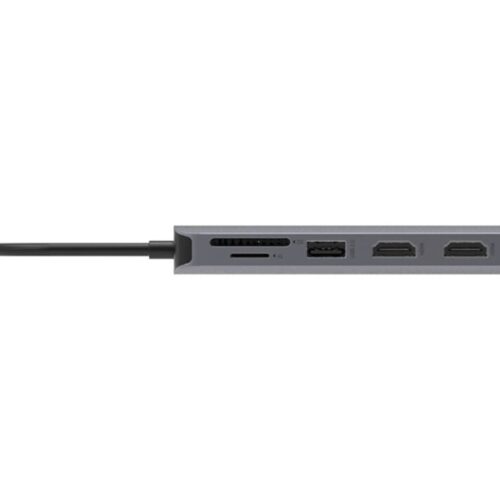 ACER 12-IN-1 TYPE-C DONGLE 2xUSB3.2 2xUSB2.0 2xHDMI DisplayPort Type C PowerDelivery SD Card reader TF Card reader 1000M Ethernet