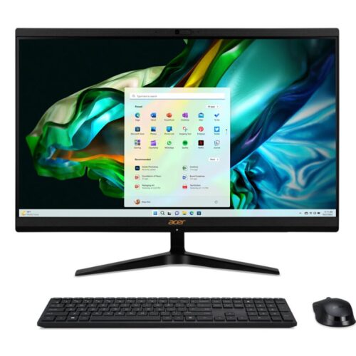ACER Aspire C24-1800 Intel Core i5-12450H 23.8p FHD 8Go RAM 1To SSD Intel UHD Graphics W11H Noir 2 ans PC Ordinateur Tout en un Home