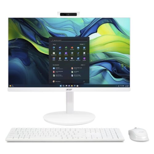 ACER Aspire C27-1800 Intel Core i5-1334U 27p FHD 8Go RAM 512Go SSD Intel UHD Graphics W11H Blanc 2 ans PC Ordinateur Tout en un Home