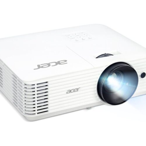 ACER H5386BDi DLP 720p 1280×720 16:9 4500 ANSI Lumen 20.000:1 35DB HDMI VGA RCA USB A wireless projection white