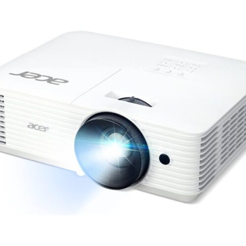 ACER H5386BDi DLP 720p 1280×720 16:9 4500 ANSI Lumen 20.000:1 35DB HDMI VGA RCA USB A wireless projection white
