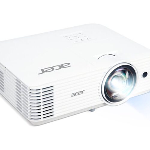 ACER H6518STi DLP short throw Projector 3500 ANSI Lumen FHD 1920×1080 10000:1 2xHDMI VGA RCA wireless projection white