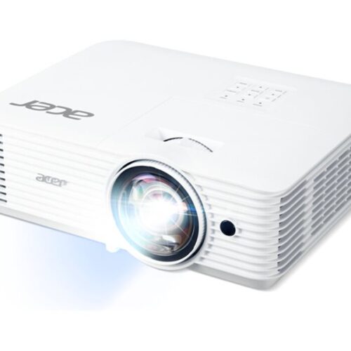 ACER H6518STi DLP short throw Projector 3500 ANSI Lumen FHD 1920×1080 10000:1 2xHDMI VGA RCA wireless projection white