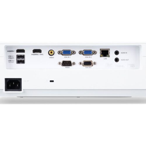 ACER S1386WH – WXGA 1280 x 800 – 3600 ANSI Lumens – 20000:1 – 0.52 87inch – 98cm – 16W Speaker x 1 – 3 ans RA