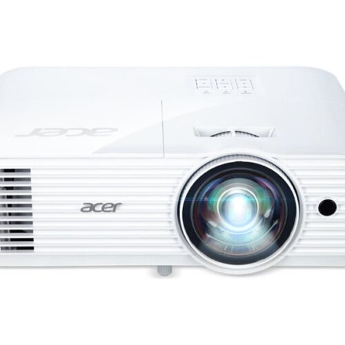 ACER S1386WH – WXGA 1280 x 800 – 3600 ANSI Lumens – 20000:1 – 0.52 87inch – 98cm – 16W Speaker x 1 – 3 ans RA