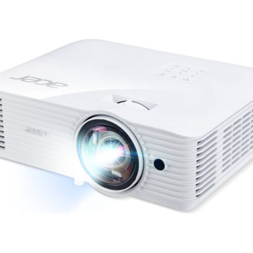 ACER S1386WH – WXGA 1280 x 800 – 3600 ANSI Lumens – 20000:1 – 0.52 87inch – 98cm – 16W Speaker x 1 – 3 ans RA