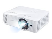 ACER S1386WH – WXGA 1280 x 800 – 3600 ANSI Lumens – 20000:1 – 0.52 87inch – 98cm – 16W Speaker x 1 – 3 ans RA