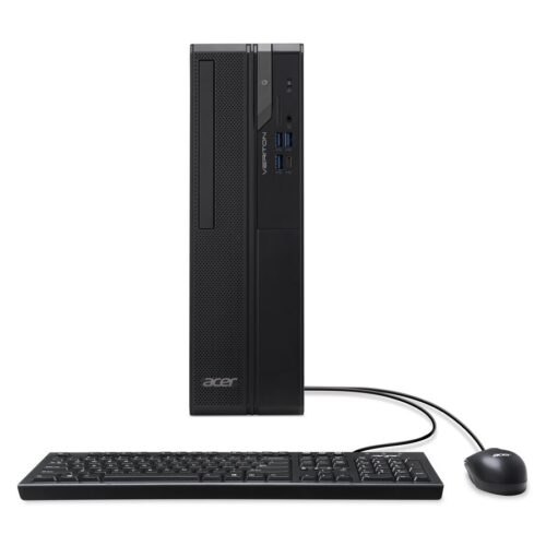 ACER Veriton X2 VX2720G Intel Core i3-12100 8Go RAM 256Go SSD UHD Graphics W11P Noir 2 ans PC Tour 9L Ordinateur Pro