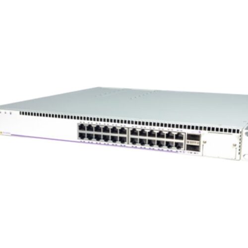 ALCATEL-LUCENT ENTERPRISE Multi-GigE L3 1RU chassis with 24 100/1G/2.5G/5G/10G BaseT 95W bt PoE and 2 QSFP28 VFL ports