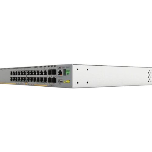 ALLIED 24-port 10/100/1000T stackable switch 4 SFP+ ports 2 fixed power supplies