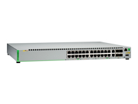 ALLIED Gigabit Ethernet Managed switch with 24x 10/100/1000T POE ports 2x SFP/Copper combo ports 2x SFP/SFP+ uplink slots