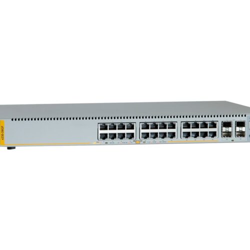 ALLIED L2+ managed switch 24x 10/100/1000Mbps POE+ ports 4 x SFP uplink slots