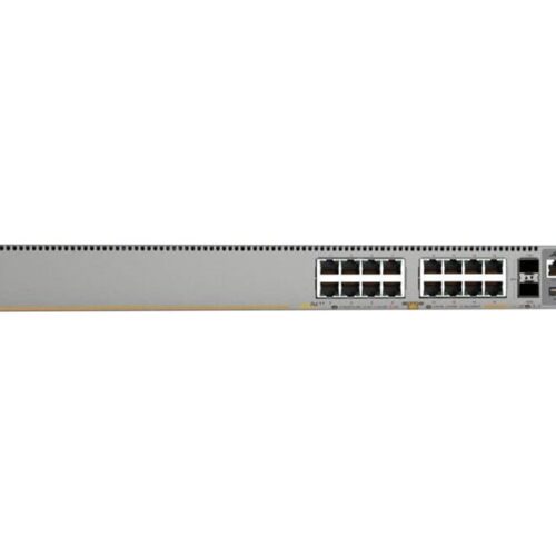 ALLIED L3 Stackable Switch 16x 100M/1/2.5/5G-T PoE++ 2x SFP+ ports and dual fixed PSU EU Power Cord
