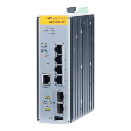 ALLIED Managed Industrial switch with 2x 100/1000 SFP 4x 10/100/1000T