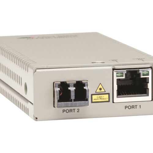 ALLIED TAA 10/100TX to 100FX/LC MM Media Rate Converter Multi-region PSU