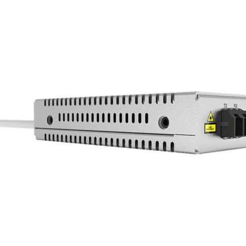 ALLIED USB -A or -C to 1000SX/LC Gigabit mini media converter with multi-mode LC fiber connector