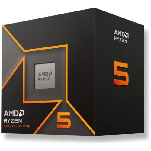 AMD Ryzen 5 9600 5.2GHz AM5 6C/12T 65W 38Mo Processor with Wraith Stealth Cooler Box