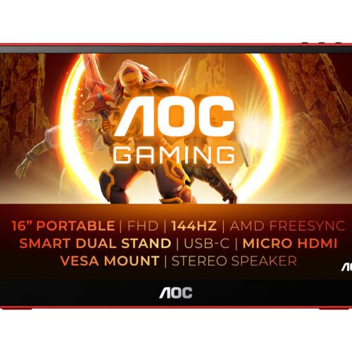 AOC 16G3 15.6p FHD portable monitor 144Hz
