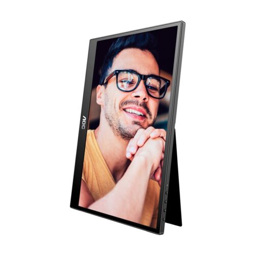 AOC 16T3EA 15.6p IPS 1920×1080 Monitor 4ms 16.9 USB Black/Grey