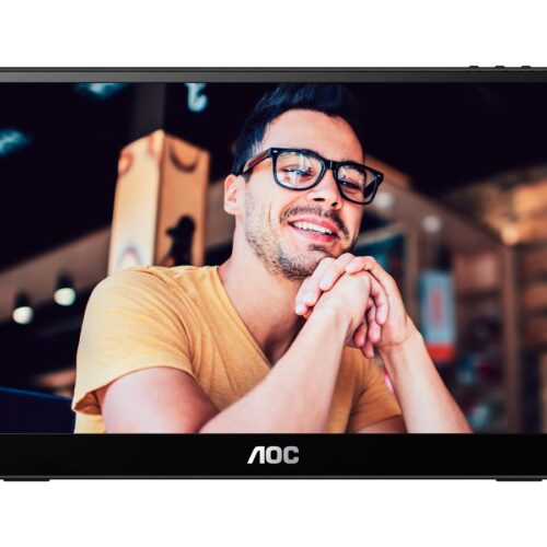 AOC 16T3EA 15.6p IPS 1920×1080 Monitor 4ms 16.9 USB Black/Grey