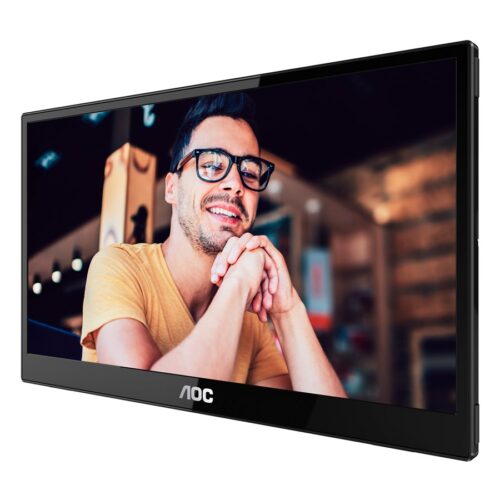 AOC 16T3EA 15.6p IPS 1920×1080 Monitor 4ms 16.9 USB Black/Grey