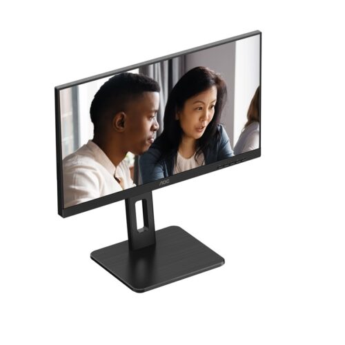 AOC 22E2UMF 22″ 1920 x 1080 Full HD (1080p) @ 75 Hz – VA – 3000:1 – HDMI, VGA, DisplayPort – haut-parleurs – noir – ajustable