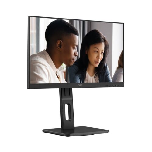 AOC 22E2UMF 22″ 1920 x 1080 Full HD (1080p) @ 75 Hz – VA – 3000:1 – HDMI, VGA, DisplayPort – haut-parleurs – noir – ajustable