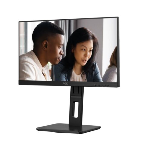 AOC 22E2UMF 22″ 1920 x 1080 Full HD (1080p) @ 75 Hz – VA – 3000:1 – HDMI, VGA, DisplayPort – haut-parleurs – noir – ajustable