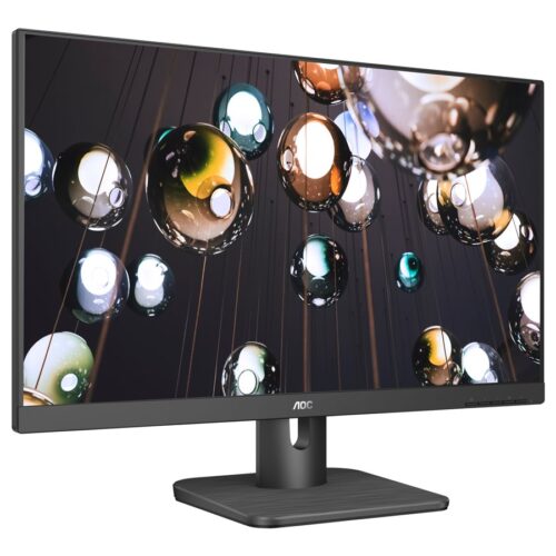 AOC 24E1Q 23.8p – 1920 x 1080 Full HD (1080p) 60 Hz – IPS – 250 cd/m2 – 1000:1 – 5 ms – HDMI, VGA, DisplayPort – haut-parleurs