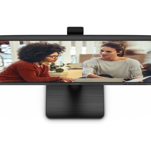 AOC 24E3QAF 24″ – 1920 x 1080 Full HD (1080p) @ 75 Hz – IPS – 1000:1 – 4 ms – HDMI, VGA, DisplayPort – haut-parleurs Ajustable