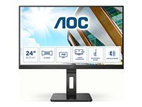 AOC 24P2QM 24 » Ecran 1920 x 1080 Full HD (1080p) @ 75 Hz – VA – 300 cd/m² – 3000:1 – 4 ms – HDMI, DVI, DP, VGA – haut parleur
