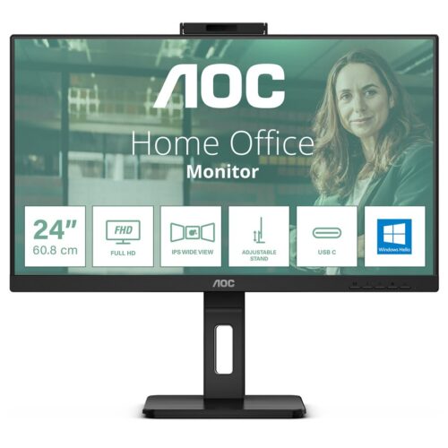 AOC 24P3CW 24P3CW – Ecran- 24″ 1920 x 1080 Full HD (1080p) @ 75 Hz – IPS – 300cd/m² – 1000:1 – 4 ms – HDMI, 2xDP – USB-C – enceintes