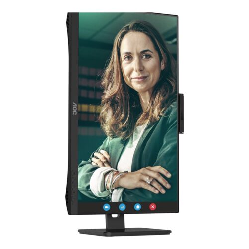 AOC 24P3QW Ecran 24″  1920 x 1080 Full HD (1080p) @ 75 Hz – IPS – 300 cd/m² – 1000:1 – 4 ms – 2xHDMI, DisplayPort – HP – WEBCAM