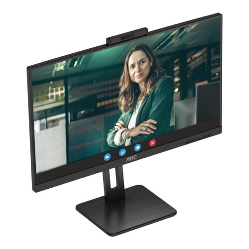 AOC 24P3QW Ecran 24″  1920 x 1080 Full HD (1080p) @ 75 Hz – IPS – 300 cd/m² – 1000:1 – 4 ms – 2xHDMI, DisplayPort – HP – WEBCAM