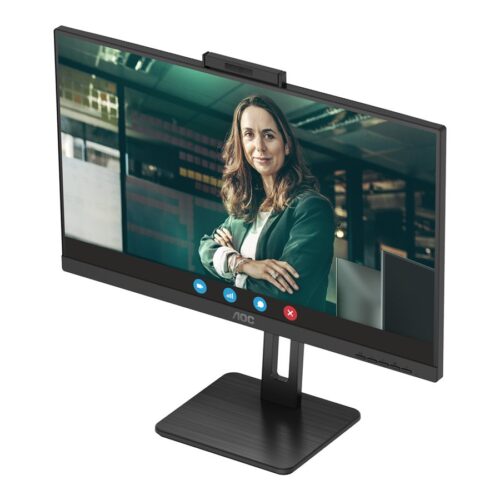 AOC 24P3QW Ecran 24″  1920 x 1080 Full HD (1080p) @ 75 Hz – IPS – 300 cd/m² – 1000:1 – 4 ms – 2xHDMI, DisplayPort – HP – WEBCAM