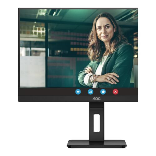 AOC 24P3QW Ecran 24″  1920 x 1080 Full HD (1080p) @ 75 Hz – IPS – 300 cd/m² – 1000:1 – 4 ms – 2xHDMI, DisplayPort – HP – WEBCAM