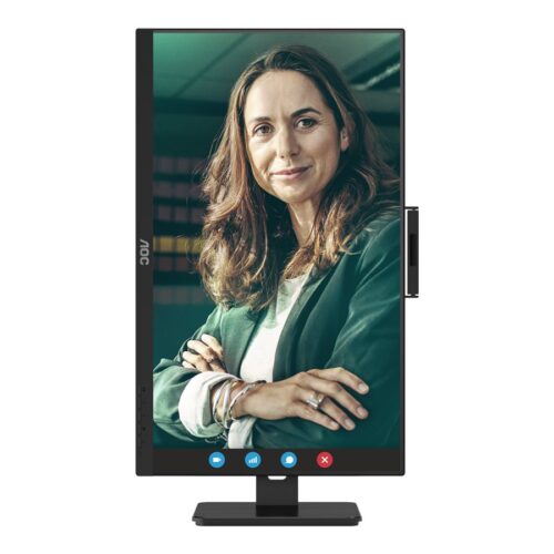 AOC 24P3QW Ecran 24″  1920 x 1080 Full HD (1080p) @ 75 Hz – IPS – 300 cd/m² – 1000:1 – 4 ms – 2xHDMI, DisplayPort – HP – WEBCAM