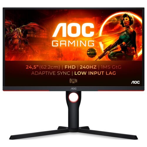AOC 25G3ZM/BK 24.5p 1920×1080 VA Flat HAS DP 2xHDMI Brightness 300cd/m2 AOC Gaming