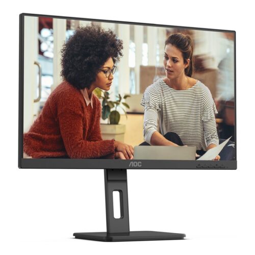 AOC 27E3QAF Écran LED – 27″ – 1920 x 1080 Full HD (1080p) @ 75 Hz – IPS – 1000:1 – 4 ms – HDMI, VGA, DisplayPort – haut-parleurs