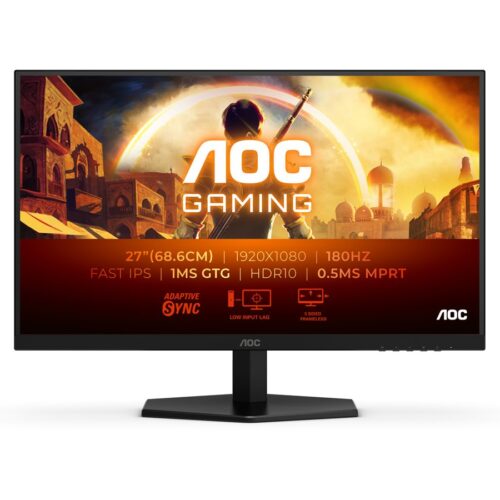 AOC 27G42E 27p Gaming Monitor 180Hz 1920×1080 1ms HDMI DP Black