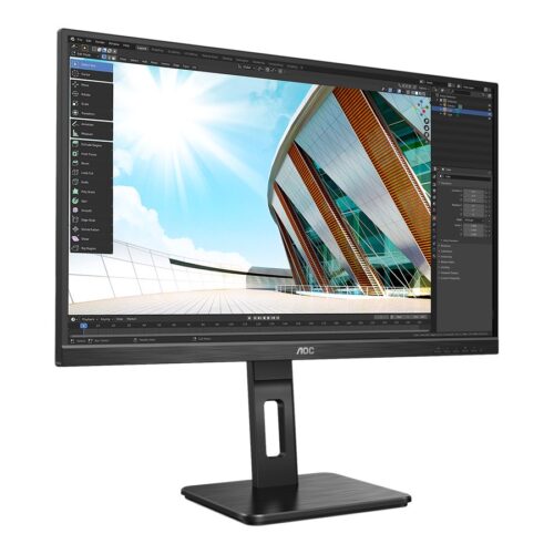 AOC 27P2Q 27p 1920×1080 FHD IPS 250cd/m2 1000:1 4ms HDMI DVI DisplayPort VGA haut-parleurs noir