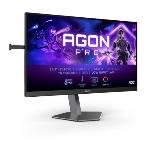 AOC AG246FK 24.1p 1920×1080 0.5ms 2xHDMI DP USB Black/Grey