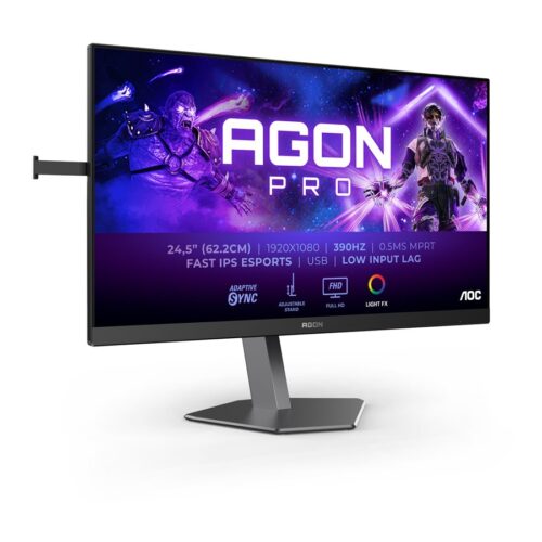 AOC AG256FS 24.5p 1920×1080 0.5ms 2xHDMI DP USB Black/Grey