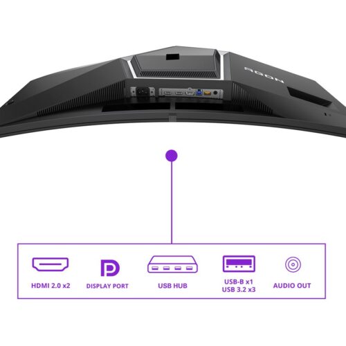 AOC AG346UCD 34p 3440×1440 0.03ms 2xHDMI DP USB Black