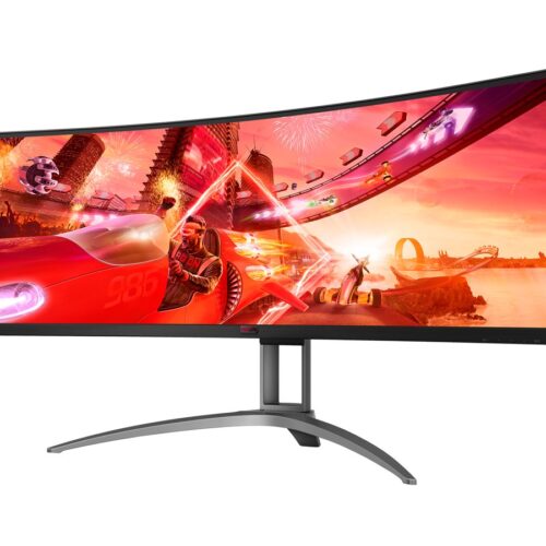 AOC AG493UCX2 49p Curved VA 32:9 DQHD 5120×1440 165Hz 550 cd/m2 1ms HDMI2.0x3 DP USB type C with DO USB3.2×3